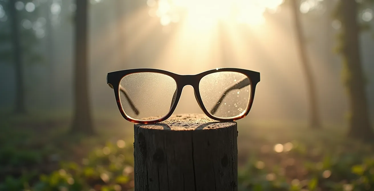 Vue détaillée d'une monture ajourée montrant la circulation d'air et l'évacuation de l'humidité